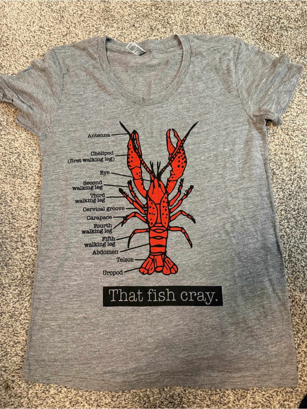 Louisiana crawfish t shirt size M
